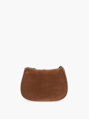 Etro Bag Crossbody Pony Suede Brown