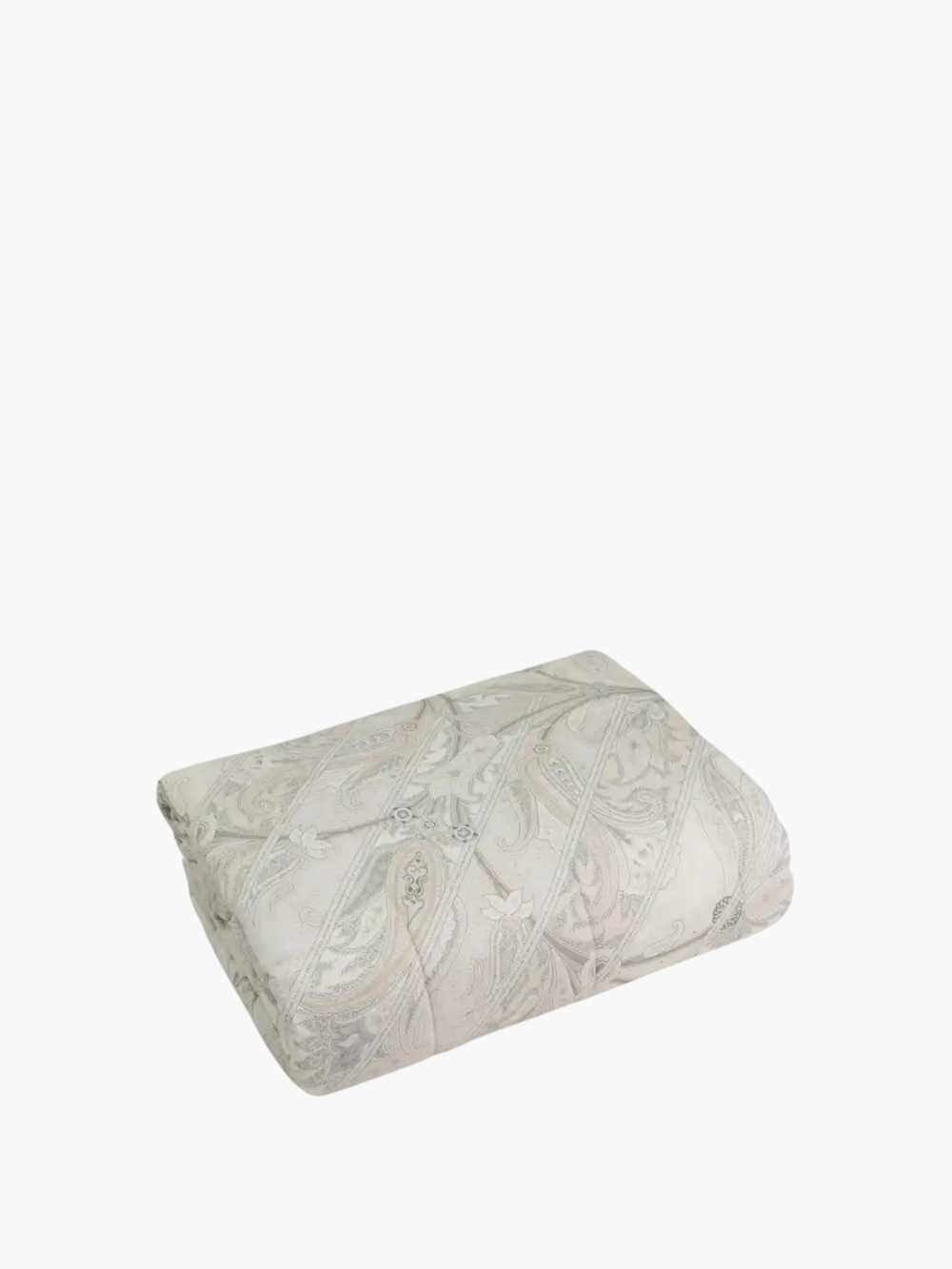Etro Bed Linen Yaara Panel Quilted Bedcover 270X270 100 Gr White