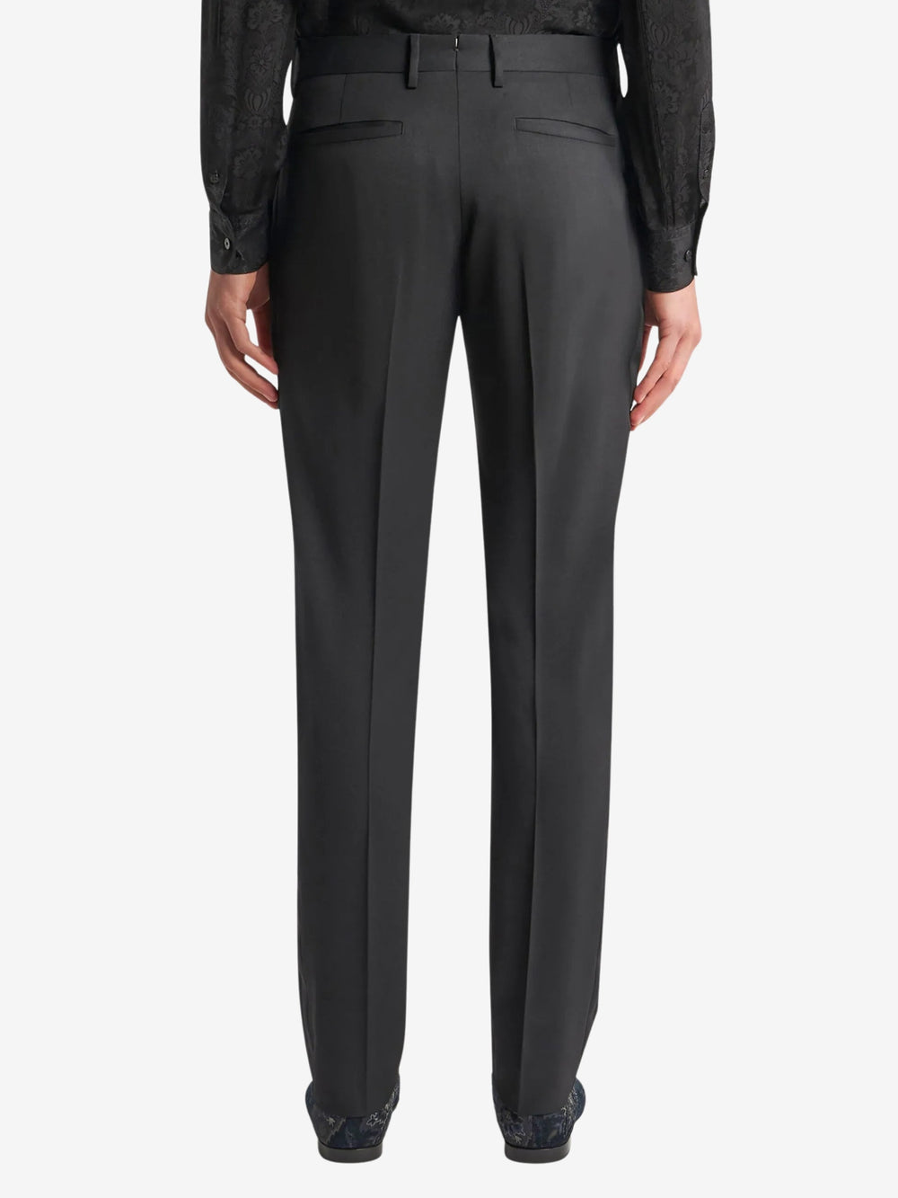 Etro Pants Single Pleat Black