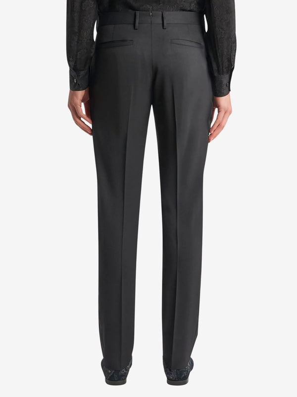 Etro Pants Single Pleat Black