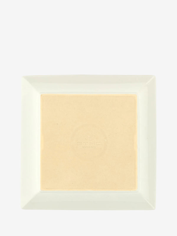 Etro Tray Pegaso Square  24X24 H. 6 Cm Green