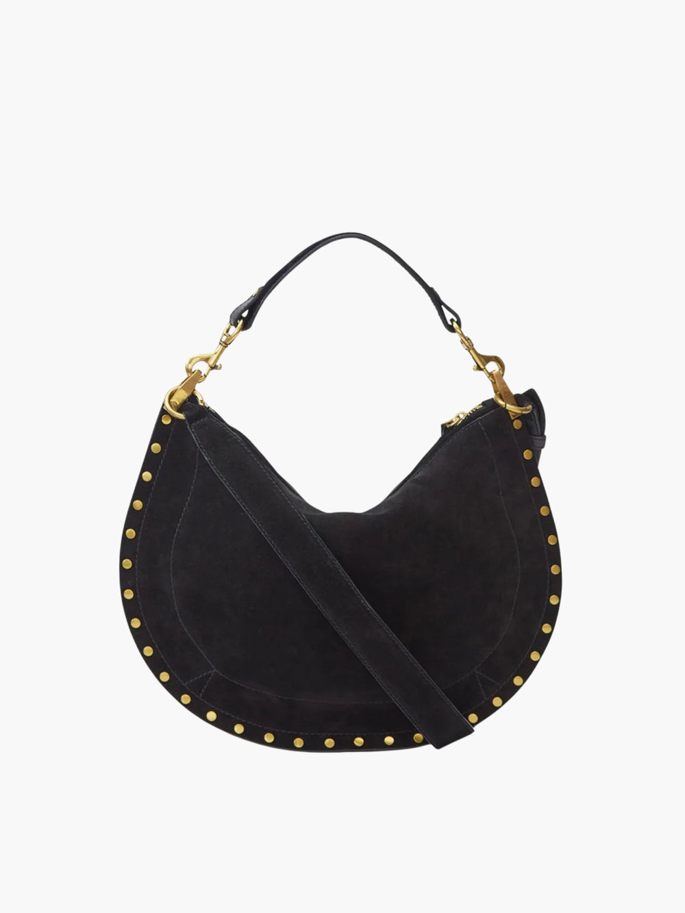 Isabel Marant Bag Gold Buckle Strap Black