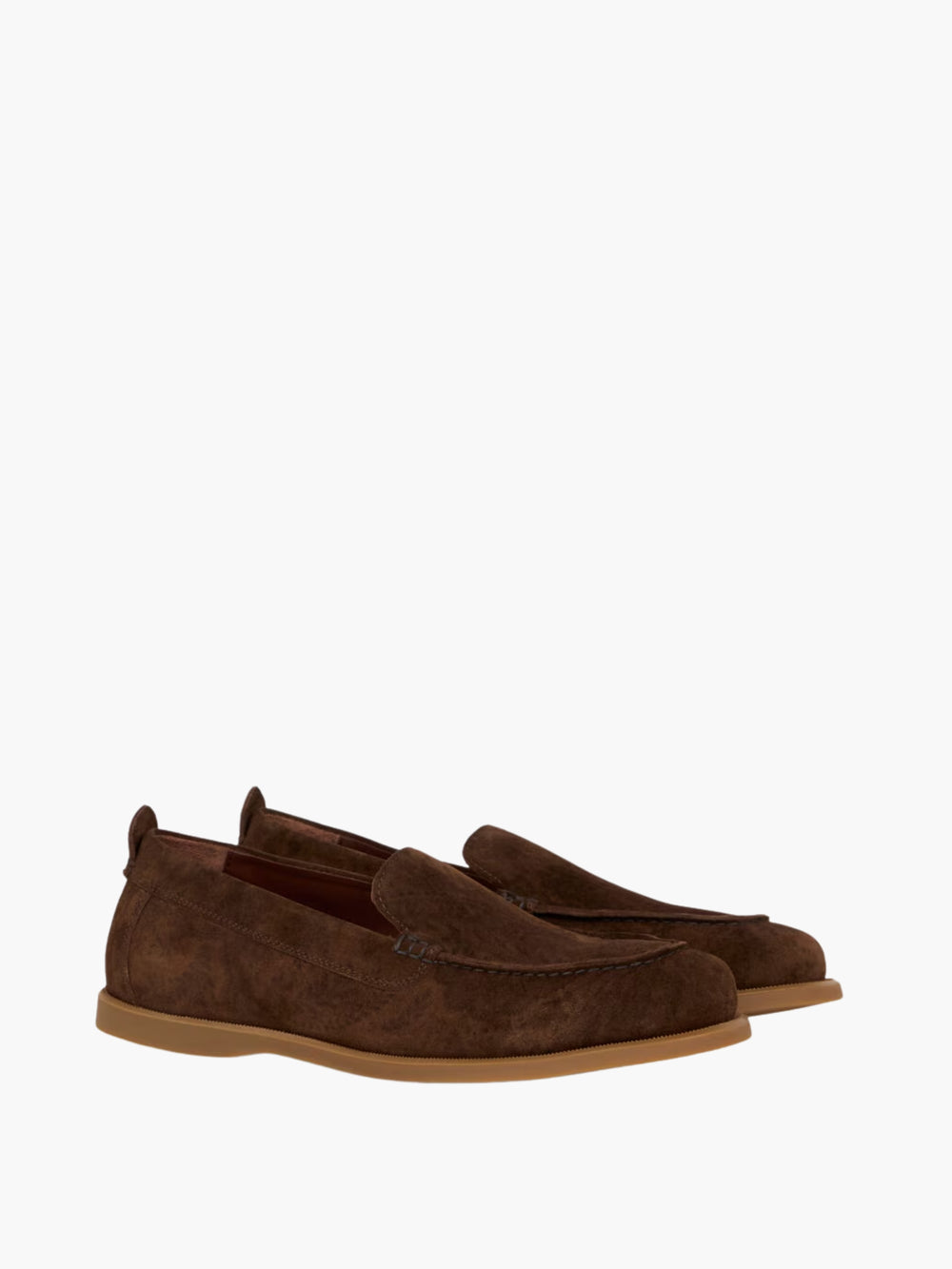 Etro Loafers EL1 Printed Suede Chocolate