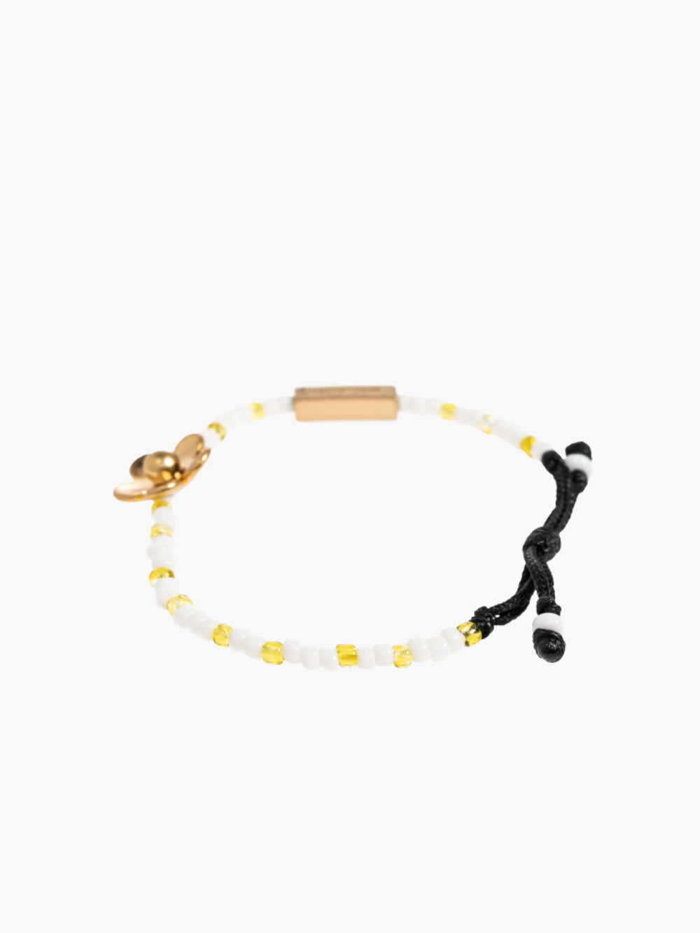 Marc Jacobs Bracelet Daisy Beaded Slider Gold/Yellow
