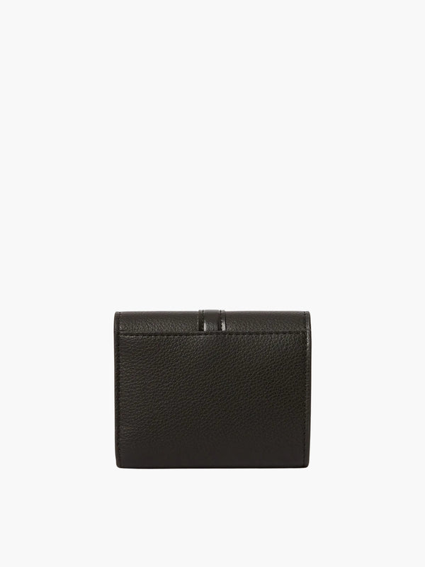 Stella Mccartney Wallet Stella Ryder Trifold Embossed Grainy Black