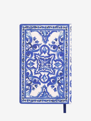 Dolce & Gabbana Small Ruled Notebook Textile Cover Multi