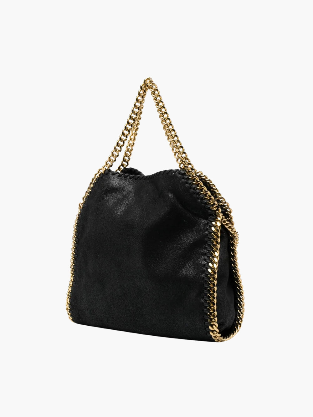 Stella Mccartney Bag 3-chain Eco Shaggy Deer Black