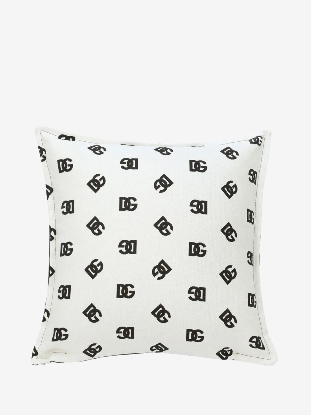 Dolce & Gabbana Canvas Cushion Small Black
