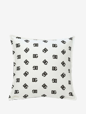 Dolce & Gabbana Canvas Cushion Small Black