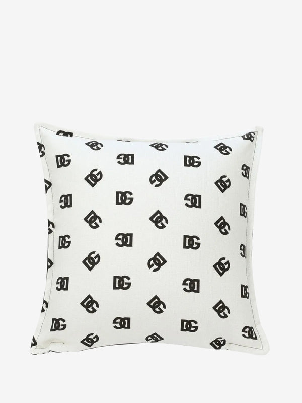 Dolce & Gabbana Canvas Cushion Small Black