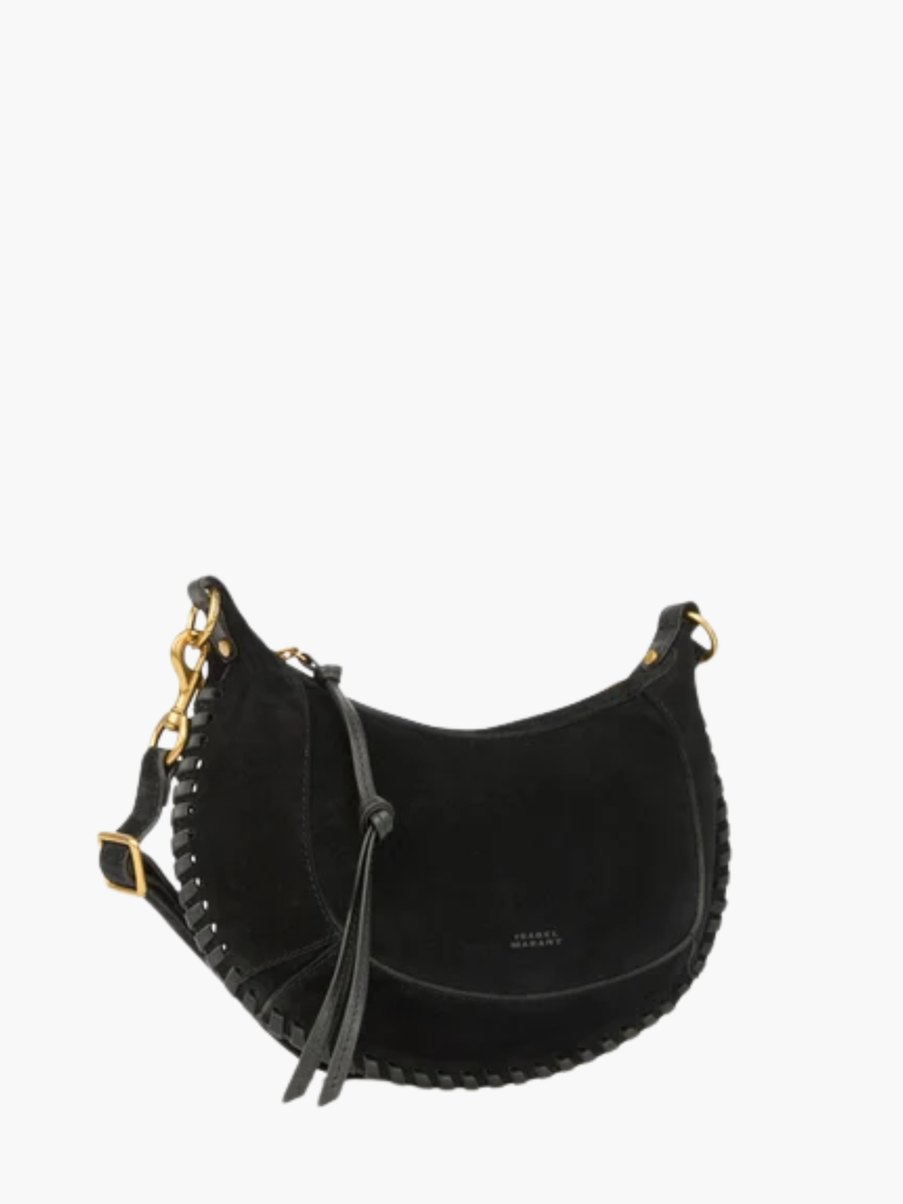 Isabel Marant Bag Oskan Soft Zip Shoulder Strap Black