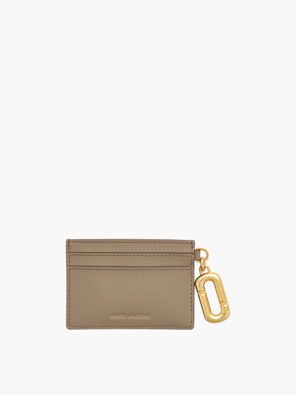 Marc Jacobs Cardholder Gold Charm Light Slate