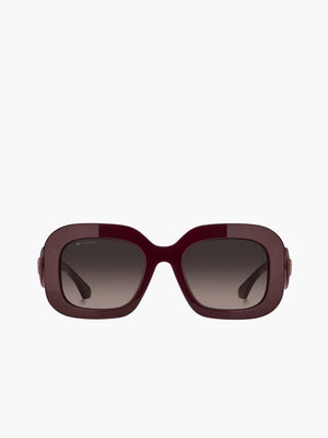 Etro Sunglasses Etro 0141/G/S 197737244811 Oversize Burgundy