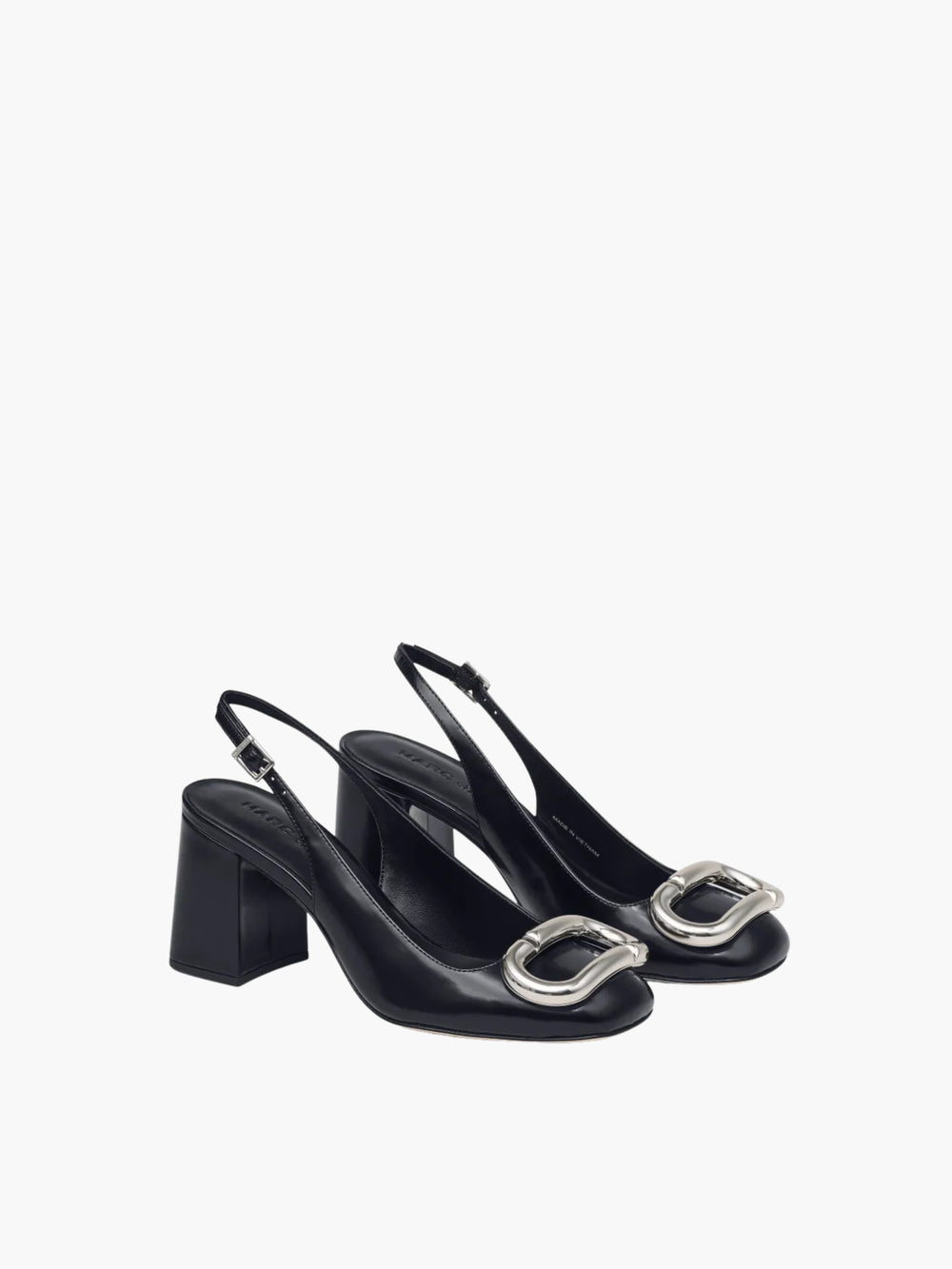 Marc Jacobs Heels Leather Slingback Black