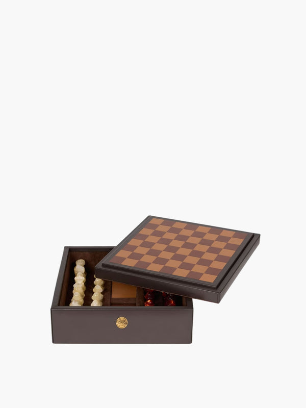 Etro Board Games Arnica Chessboard 29X29X11,5 Mahogany