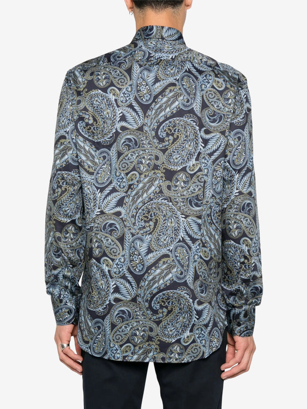 Etro Shirt Roma Paisley Print Multi