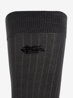 Etro Socks  Longuette Man Black
