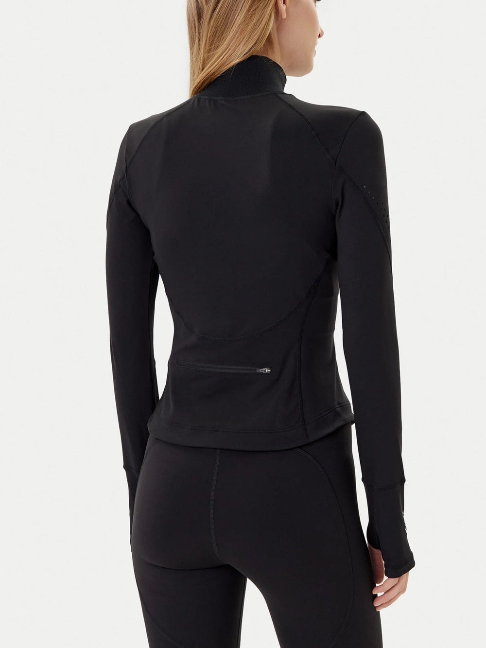 Adidas Trainer Sweater By Stella McCartney Tpr Midl Zipup Black