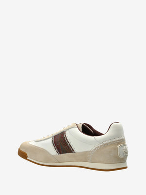 Etro Sneakers  Arnica Soft + Leather + Suede White