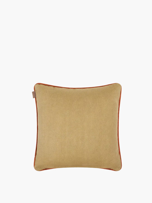 Etro Cushions Somerset Linen Embroidered Cushion W/Cord 4 Mustard