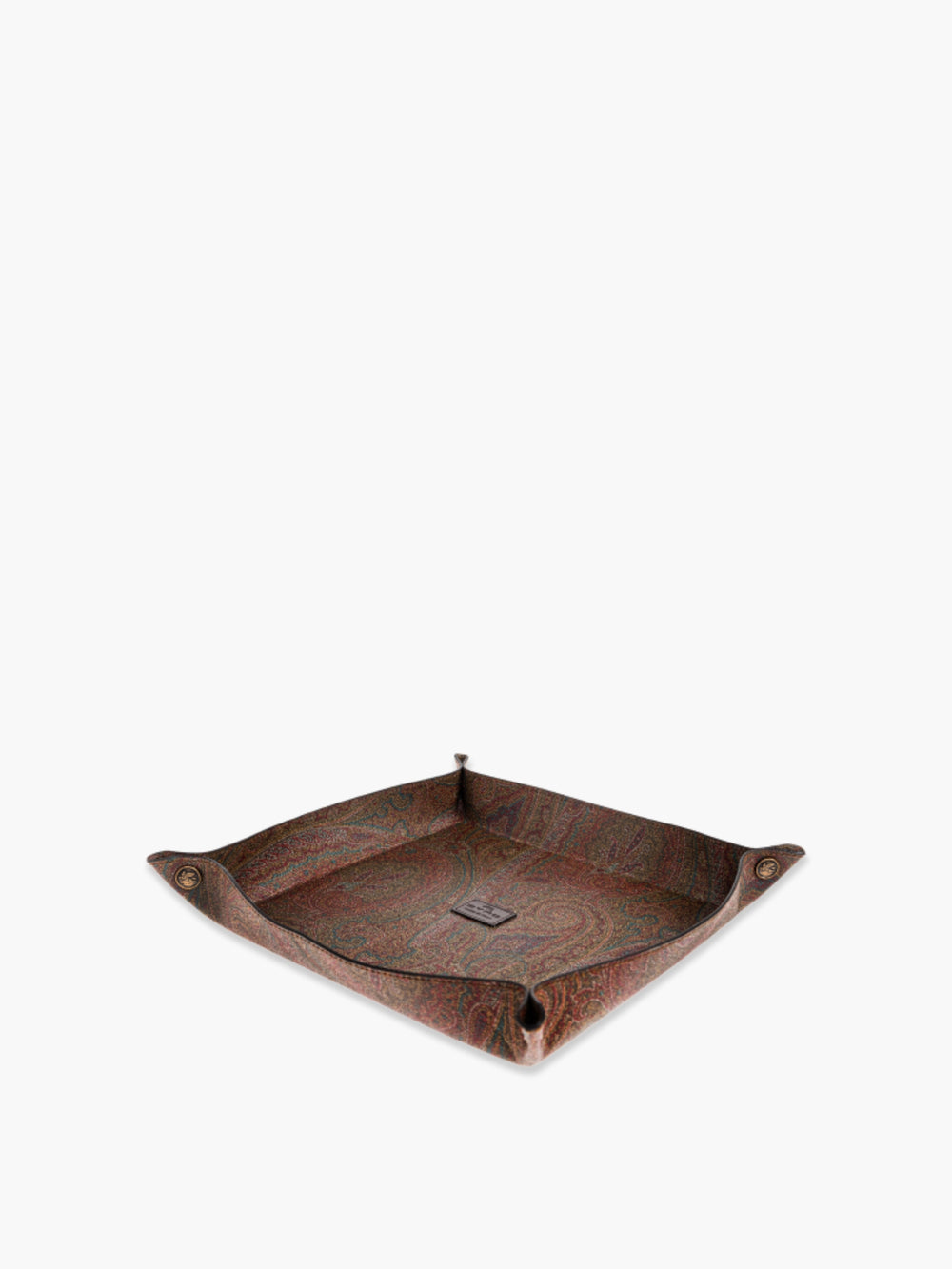 Etro Trays Arnica Square Tray 25X25 Red