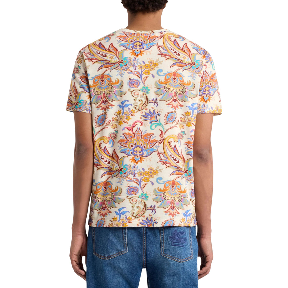 Etro T-Shirt Paisley Print Multi