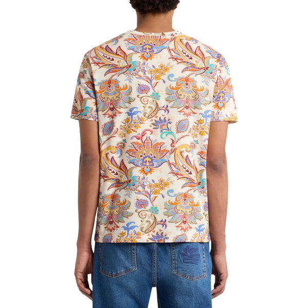 Etro T-Shirt Paisley Print Multi