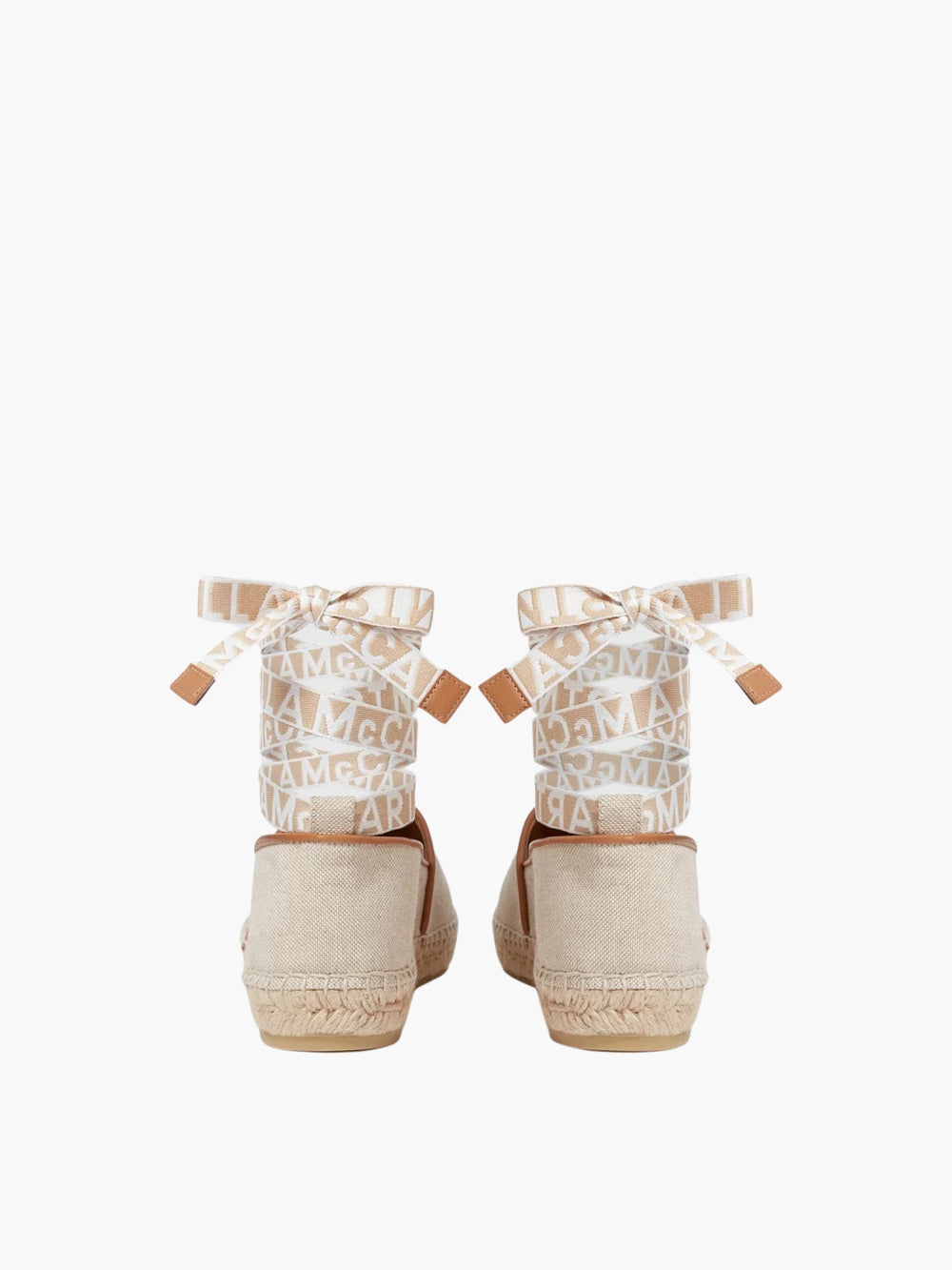 Stella Mccartney Slip-ons Ss1 Flat Gaia Canvas Beige