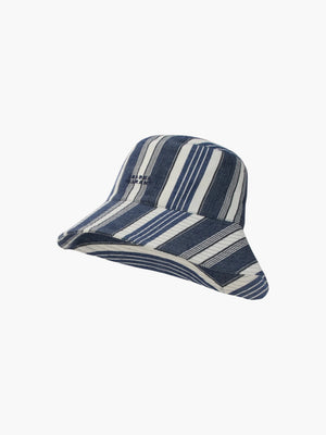 Isabel Marant Hat Bucket Stripes Blue