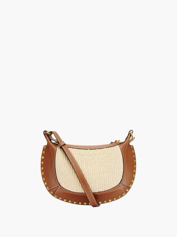 Isabel Marant Oskan Moon Shoulder Bag Natural/Cognac