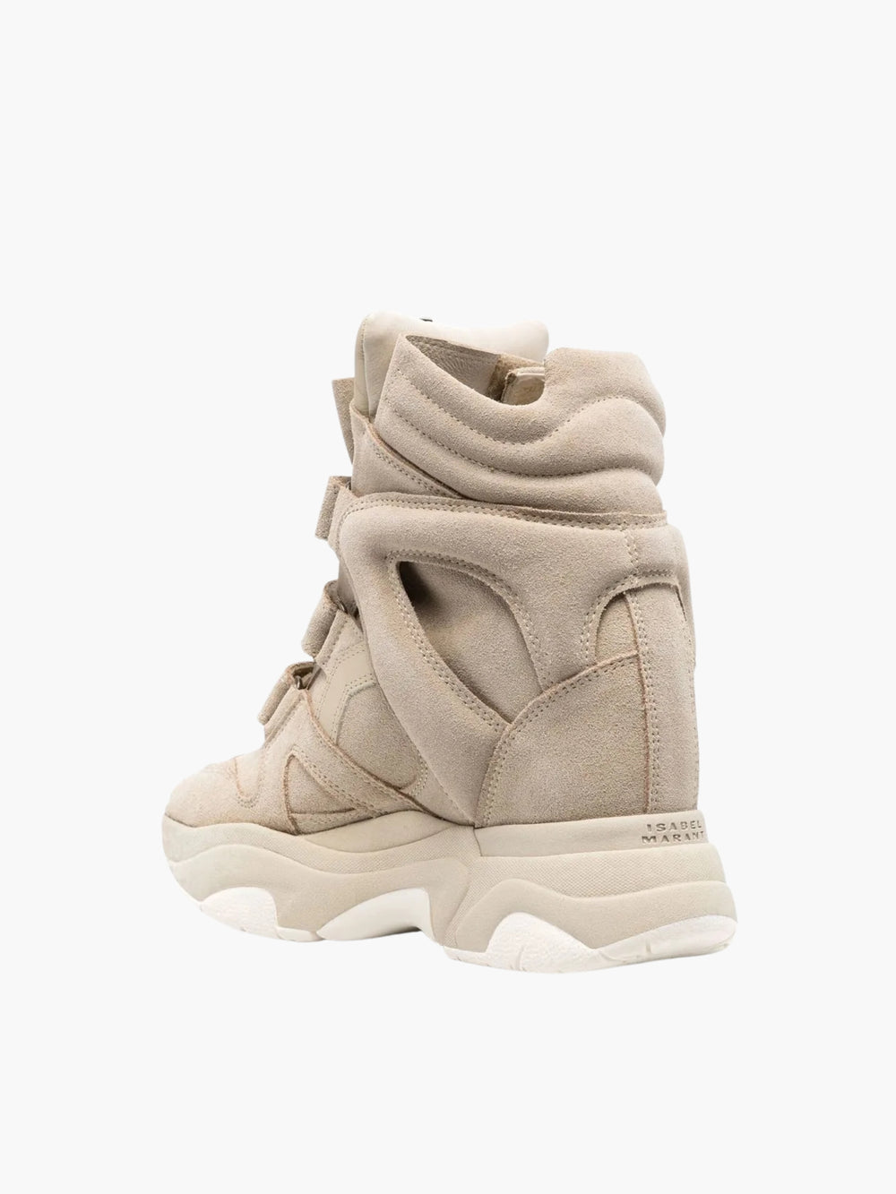 Isabel Marant IS25 Sneakers Suede High Top Beige