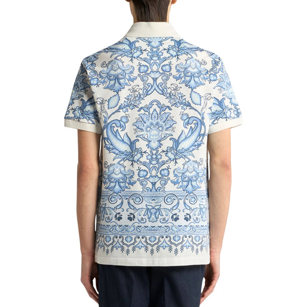 Etro Golfer Allover Print Blue-White