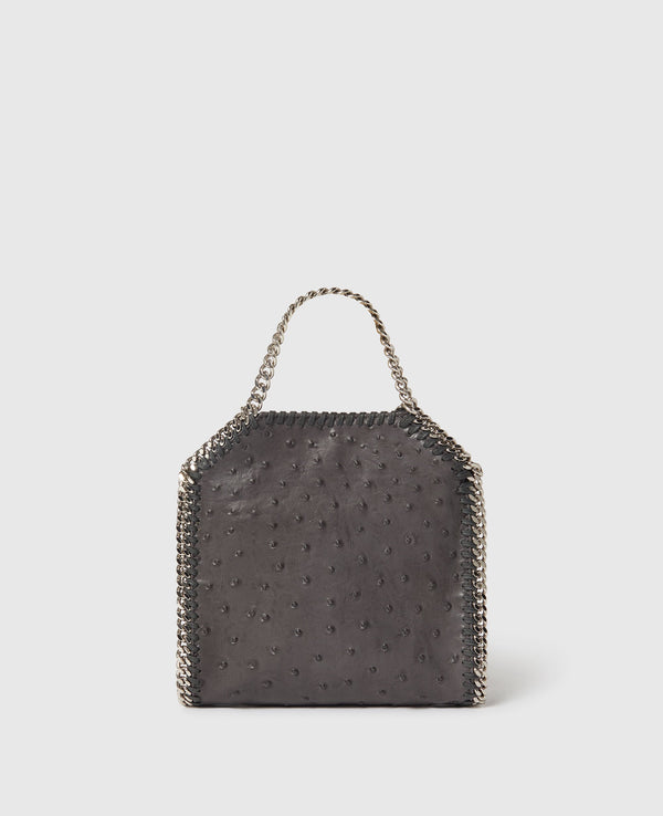 Stella Mccartney Bag Falabella Tiny  Eco Micely Ostrich  Black