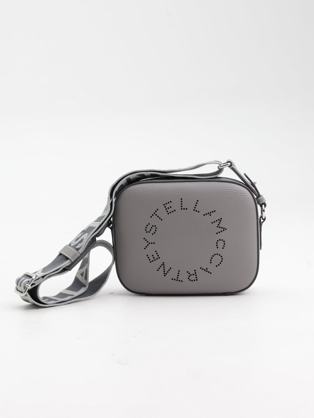 Stella Mccartney Bag Logo Camera Bag Eco Embossed Grey