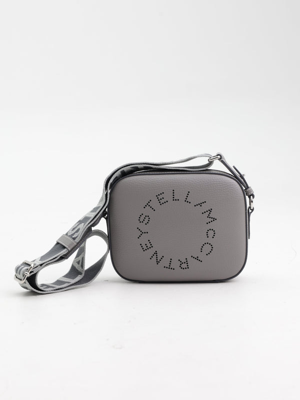 Stella Mccartney Bag Logo Camera Bag Eco Embossed Grey