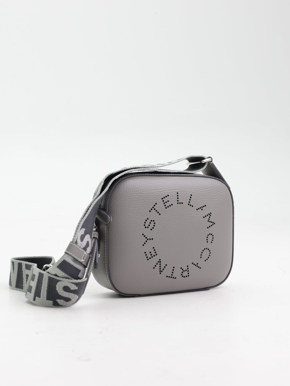 Stella Mccartney Bag Logo Camera Bag Eco Embossed Grey