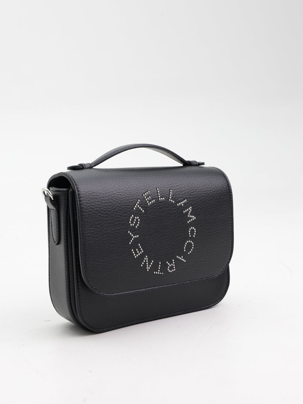 Stella Mccartney Bag Logo Flap  Eco Embossed  Black