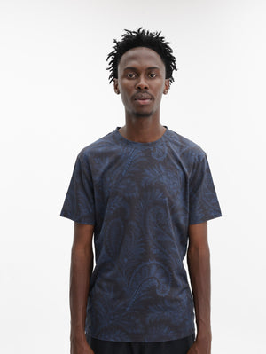 Etro T-Shirt Roma Allover Print Multi