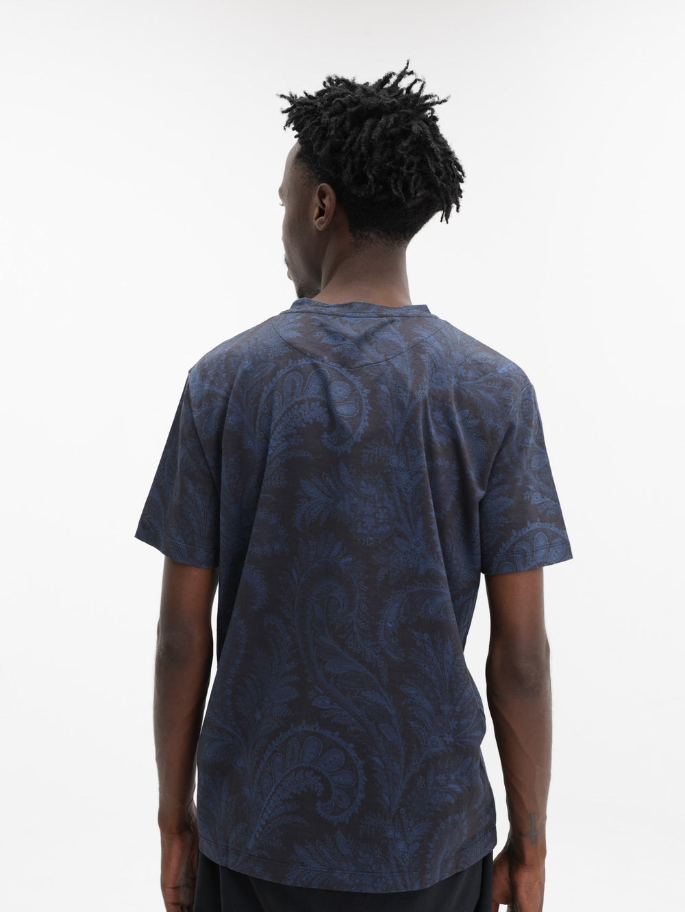 Etro T-Shirt Roma Allover Print Multi