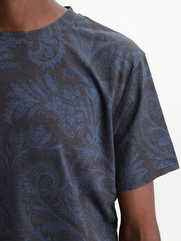 Etro T-Shirt Roma Allover Print Multi