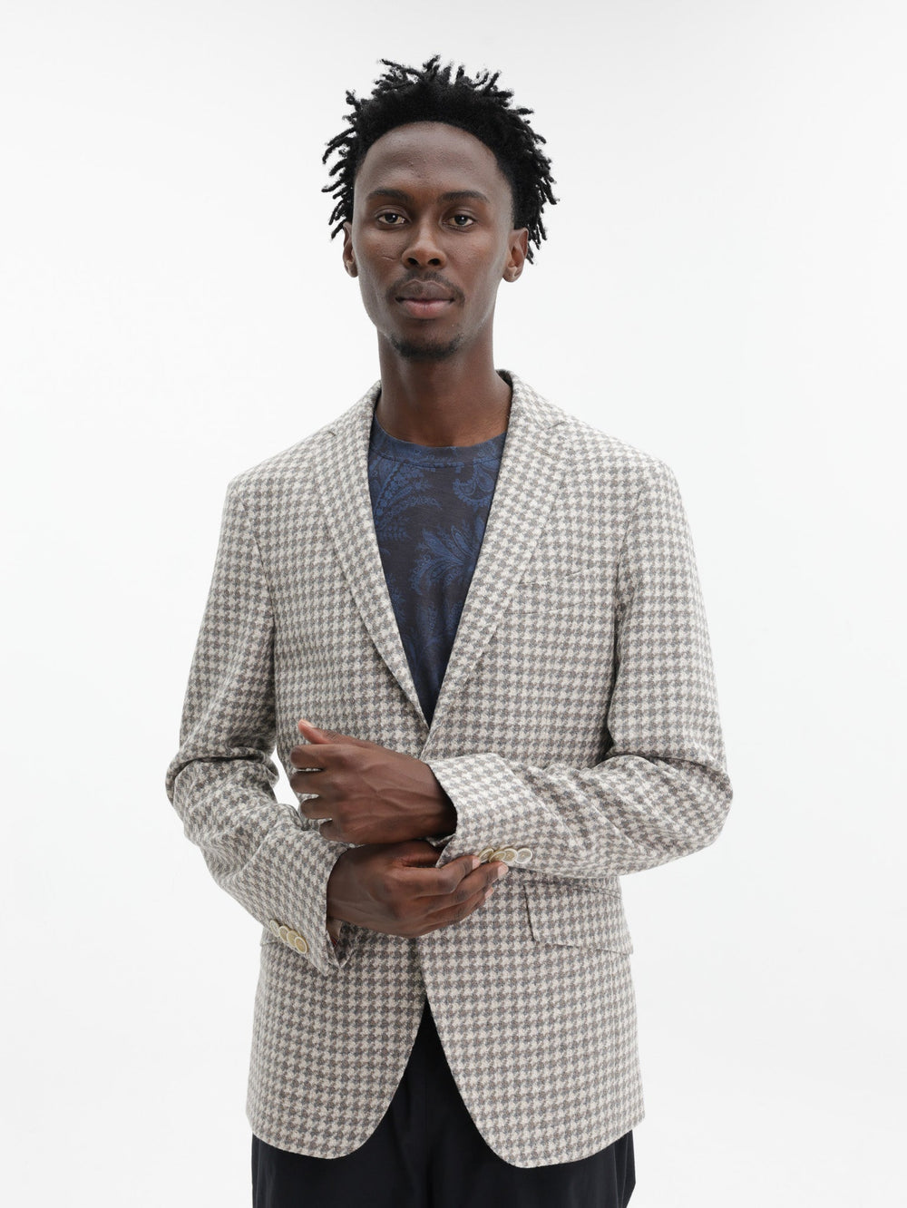 Etro Blazer Roma Allover Print Multi