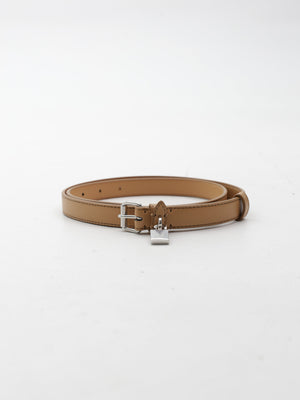 Stella Mccartney Belt Ryder Medium  Embossed Brown