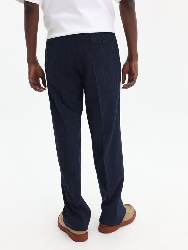 Etro Pants Event Suit Roma Navy