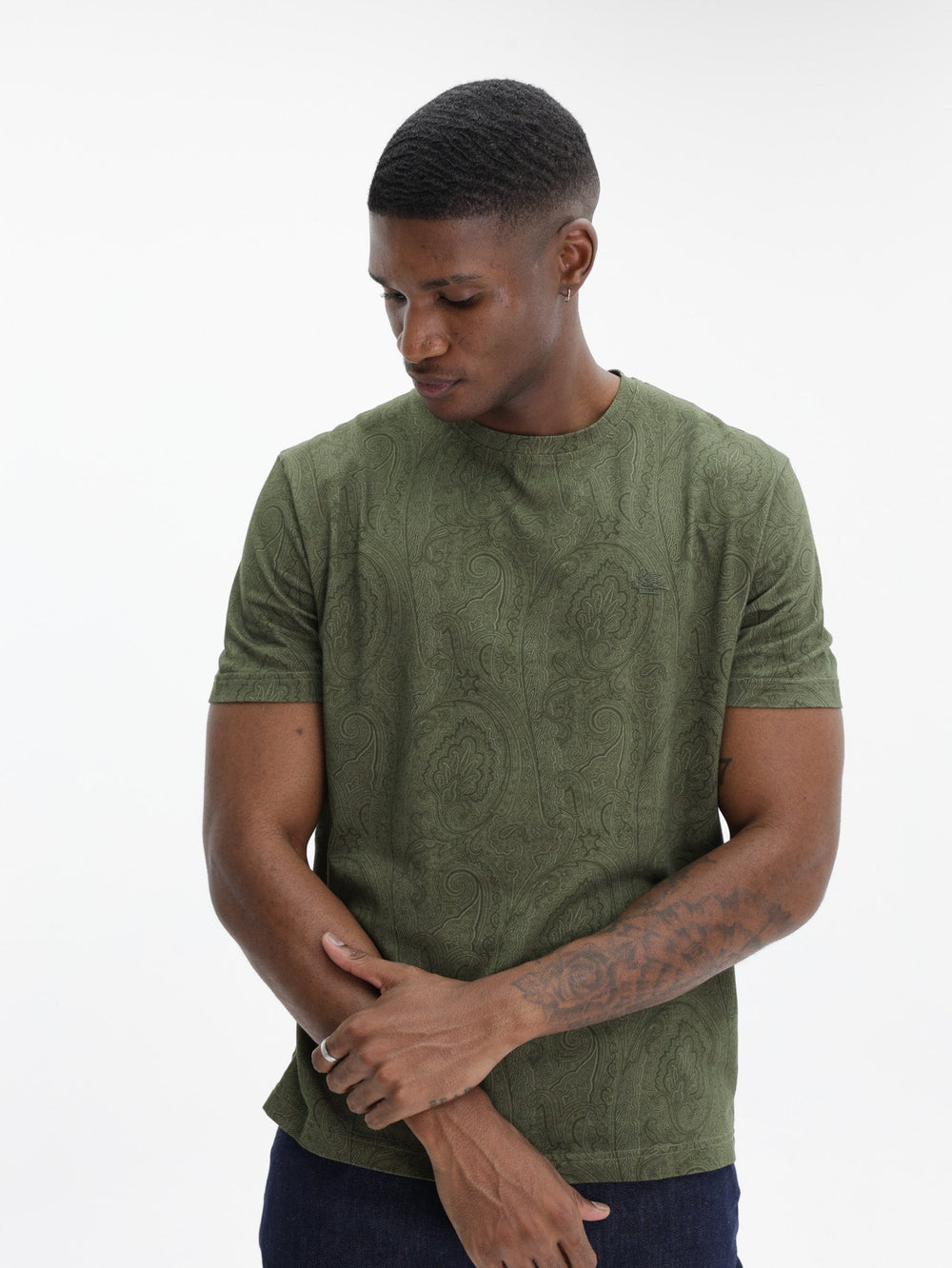 Etro T-Shirt  Roma Green
