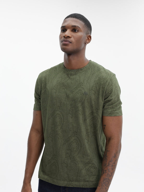 Etro T-Shirt  Roma Green
