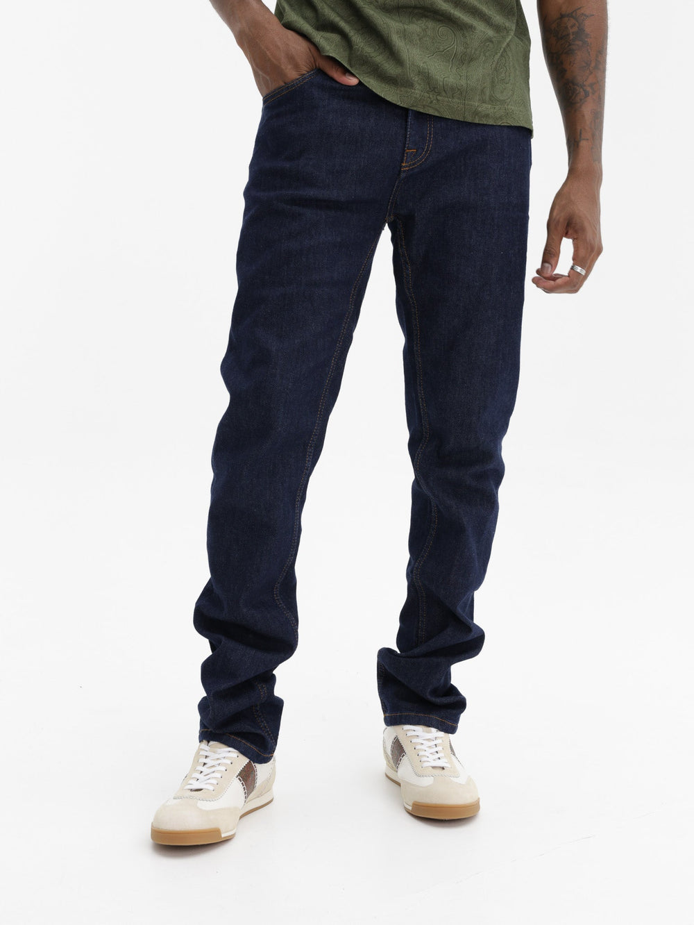 Etro Pants Roma Denim  Dark Blue