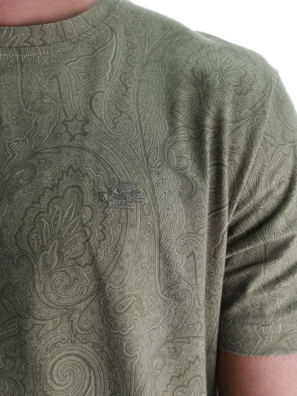 Etro T-Shirt  Roma Green