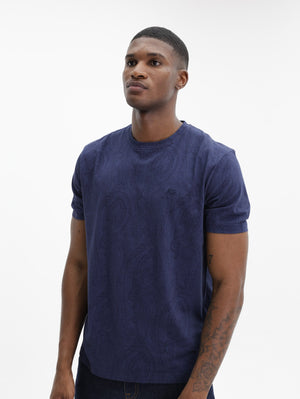 Etro T-Shirt  Roma Navy