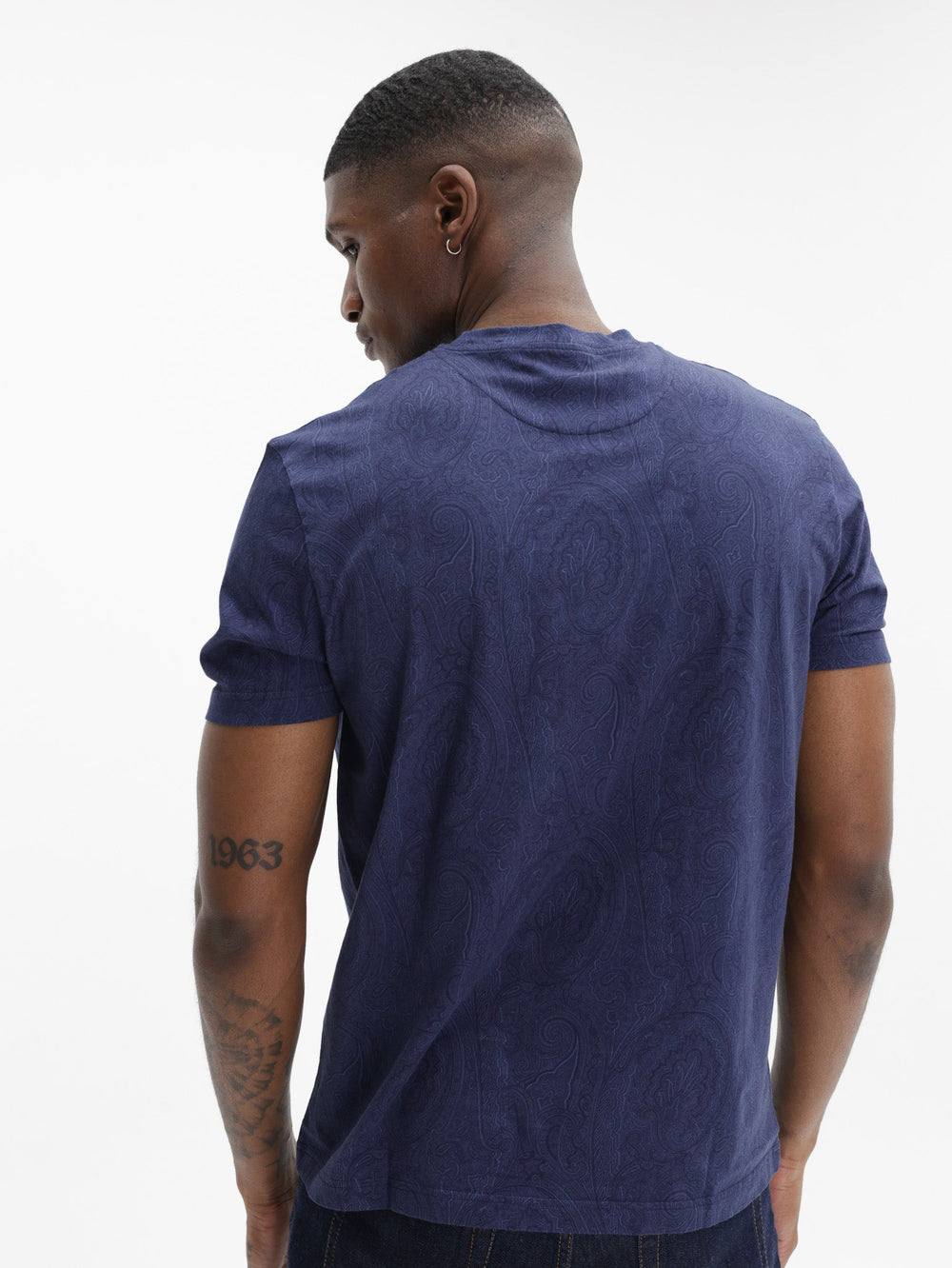 Etro T-Shirt  Roma Navy
