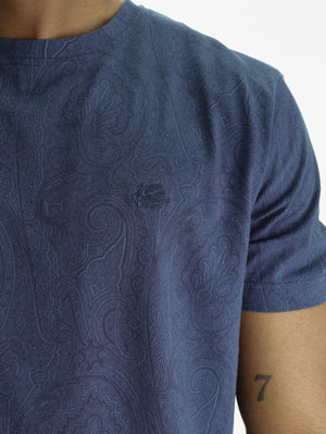Etro T-Shirt  Roma Navy